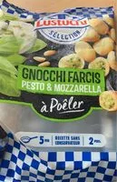 Mängden socker i Lustucru gnocchi a poeler pesto & mozzarella 280g
