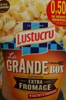 Mängden socker i Lustucru box serpentini extra fromage
