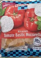 Mängden socker i Girasoli à la tomate basilic mozzarella