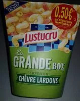 Mängden socker i La Grande box Serpentini sauce chèvre lardons