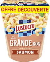 Mängden socker i Box serpentini penne saumon 360g offre decouverte
