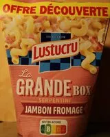Mängden socker i La grande box serpentini jambon fromage