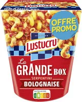 Mängden socker i La grande box serpentini bolognaise