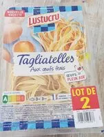 Mängden socker i Tagliatelles aux œufs frais