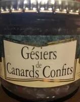 Mängden socker i Gésiers de Canards Confits