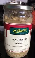 Mängden socker i Flageolets cuisinés