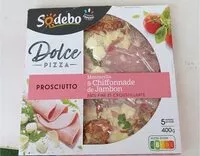 Mängden socker i Sodebo dolce pizza prosciotto