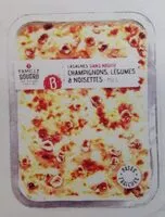 Mängden socker i Lasagne champignon légumes noisettes