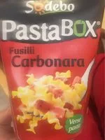 Mängden socker i Pastabox fusilli carbonara