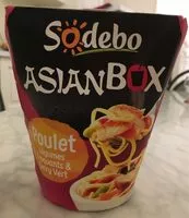 Mängden socker i AsianBox Poulet legumes croquants & curry vert