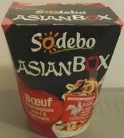 Mängden socker i Asian Box Boeuf Champignons noirs