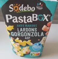 Mängden socker i Pastabox Pâtes Fraîches Lardons Gorgonzola AOP