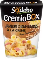 Mängden socker i CremioBox - Jambon Champignons à la crème