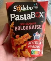 Mängden socker i Pâtes fraiches bolognaises