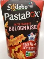 Mängden socker i PastaBox pâtes fraiches à la bolognaise