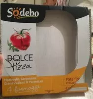 Mängden socker i Dolce pizza 4 fromages