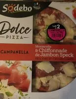 Mängden socker i Dolce pizza Campanella