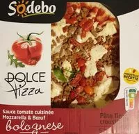 Mängden socker i Dolce bolognese mozzarella boeuf