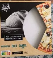 Mängden socker i Pizza mozzarela, bleu, cantal