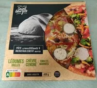 Mängden socker i Pizza légumes grillés, chèvre cendré français, tomates marinées