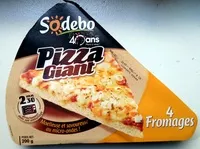 Mängden socker i Pizza Giant 4 fromages