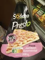 Mängden socker i Pizza Jambon Emmental