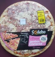 Mängden socker i La Pizza - Jambon Emmental