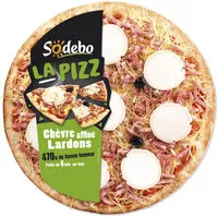Mängden socker i La Pizz - Chèvre affiné Lardons