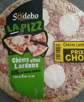 Mängden socker i La pizz chevre affine lardon