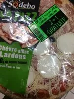 Mängden socker i Pizza chèvre affiné lardons