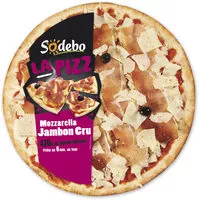 Mängden socker i La Pizz - Mozzarella Jambon cru