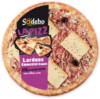 Mängden socker i La Pizz - Lardons Emmental Comté