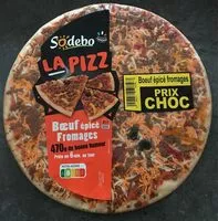 Mängden socker i Pizza boeuf épicé fromages