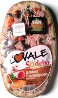 Mängden socker i L'ovale Jambon champignons