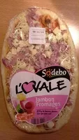 Mängden socker i L'Ovale Jambon Fromages