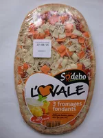 Mängden socker i L'Ovale 3 fromages fondants