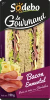 Mängden socker i Sandwich Le Gourmand Club - Bacon Emmental