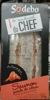 Mängden socker i Le sandwichs du Chef - Saumon pointe de citron