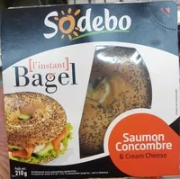 Mängden socker i L'instant Bagel Saumon Concombre & Cream Cheese