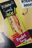 Mängden socker i Simple & Bon club Poulet bacon