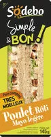 Mängden socker i Sandwich simple & bon! - Poulet rôti mayo légère