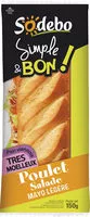 Mängden socker i Sandwich Simple & Bon ! Baguette - Poulet aux herbes de Provence Crudités