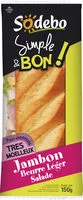 Mängden socker i Sandwich Simple & Bon ! Baguette - Jambon Salade Oeuf