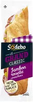 Mängden socker i Sandwich Le Grand Classic - Jambon Rosette Cornichons