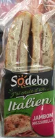 Mängden socker i J'ai envie d'un… Italien Jambon Mozzarella