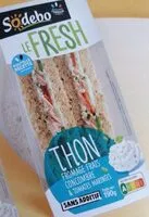 Mängden socker i Sandwich le fresh thon