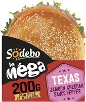 Mängden socker i Le Méga bun TEXAS