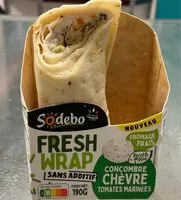 Mängden socker i Fresh wrap chevre