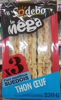Mängden socker i Le Méga Thon Œuf