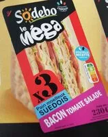 Mängden socker i Le méga Bacon Tomate Salade